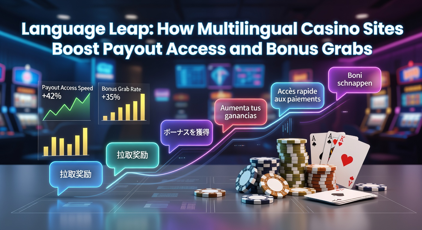 Global players accessing casino sites in native languages, highlighting interfaces in multiple tongues from English to Mandarin